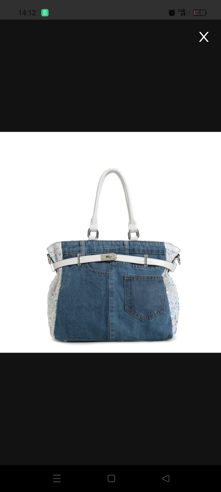 Borsa jeans Nelly