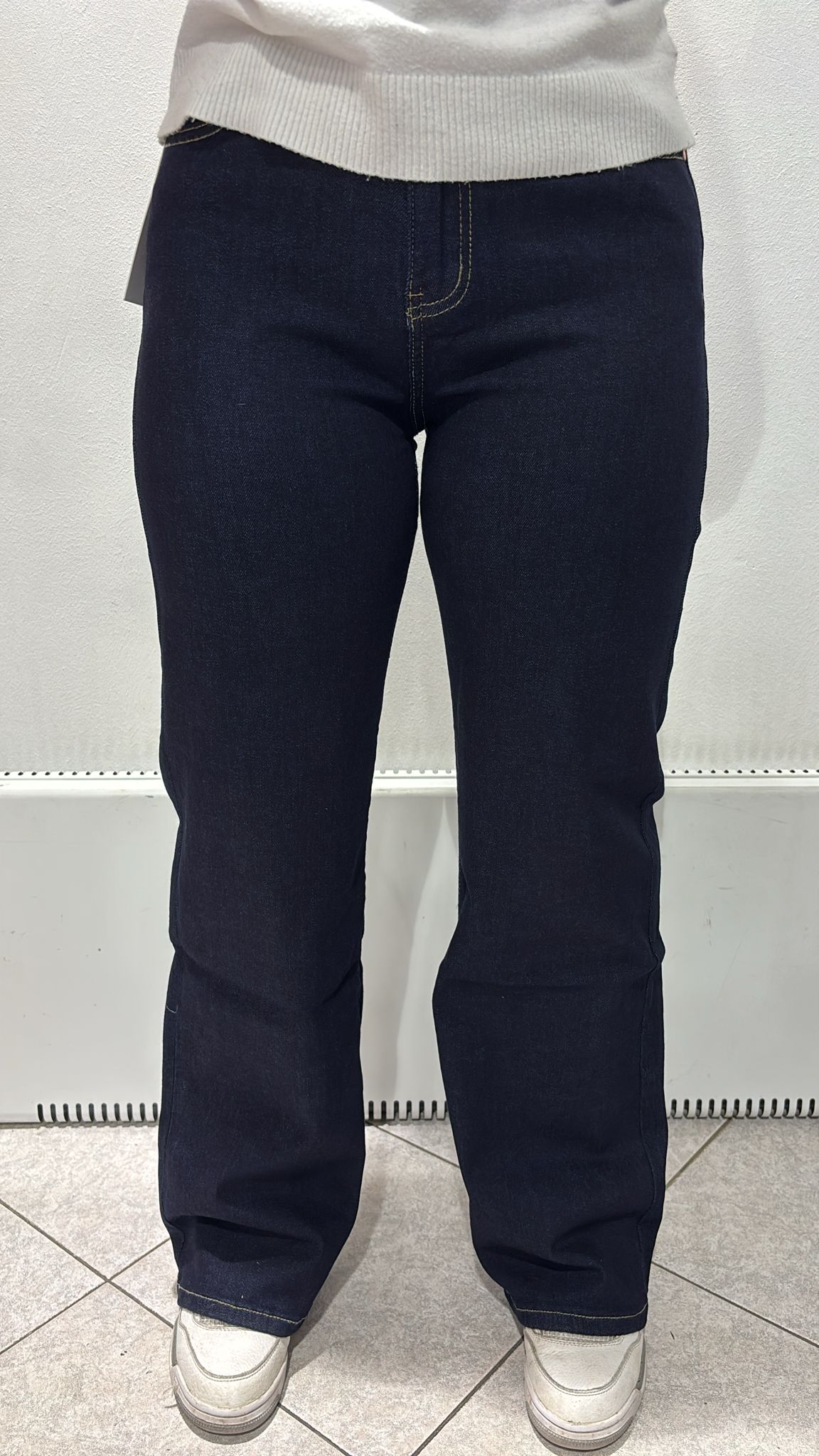 jeans a palazzo lavaggio scuro