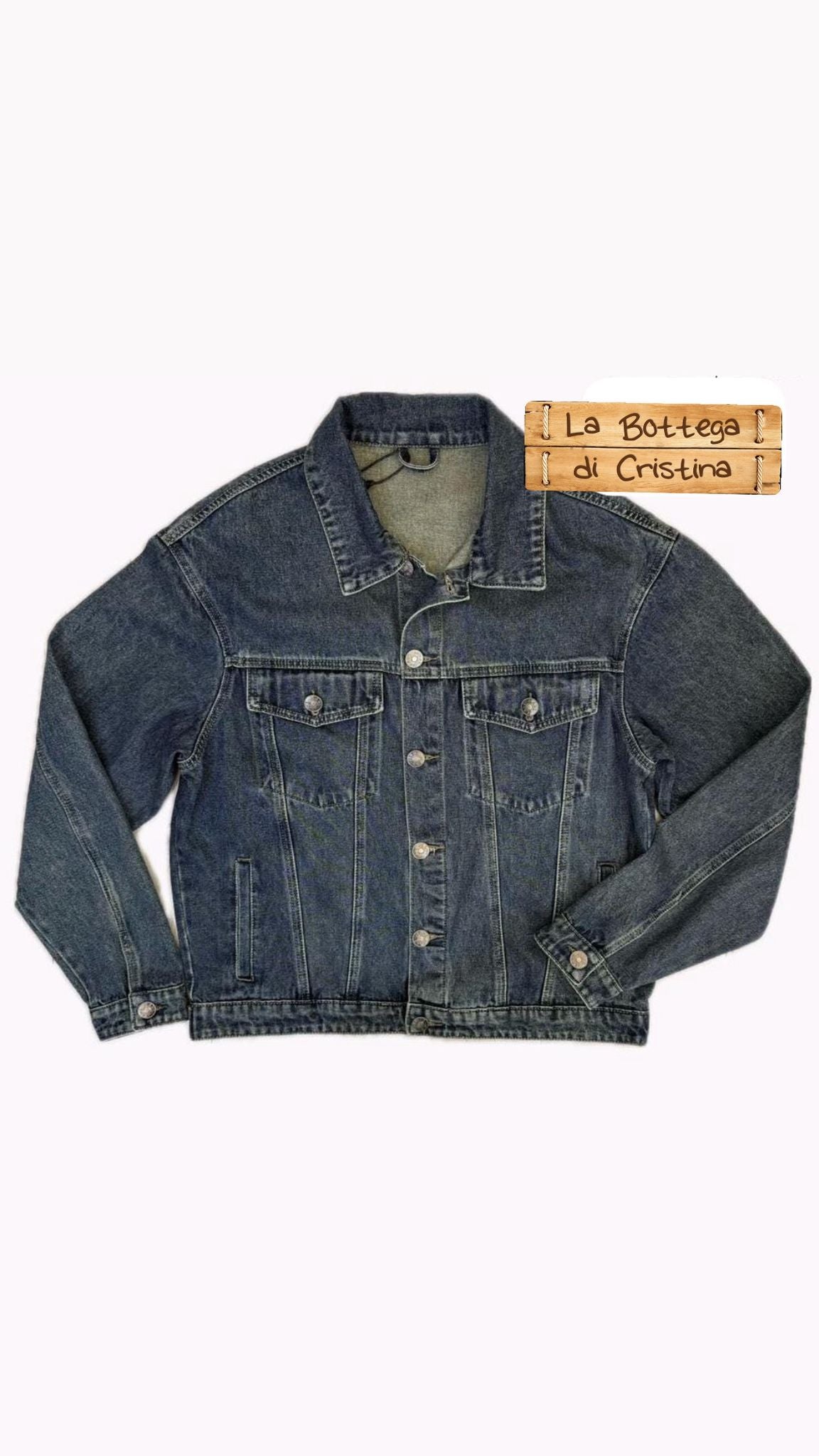 giacca di jeans over