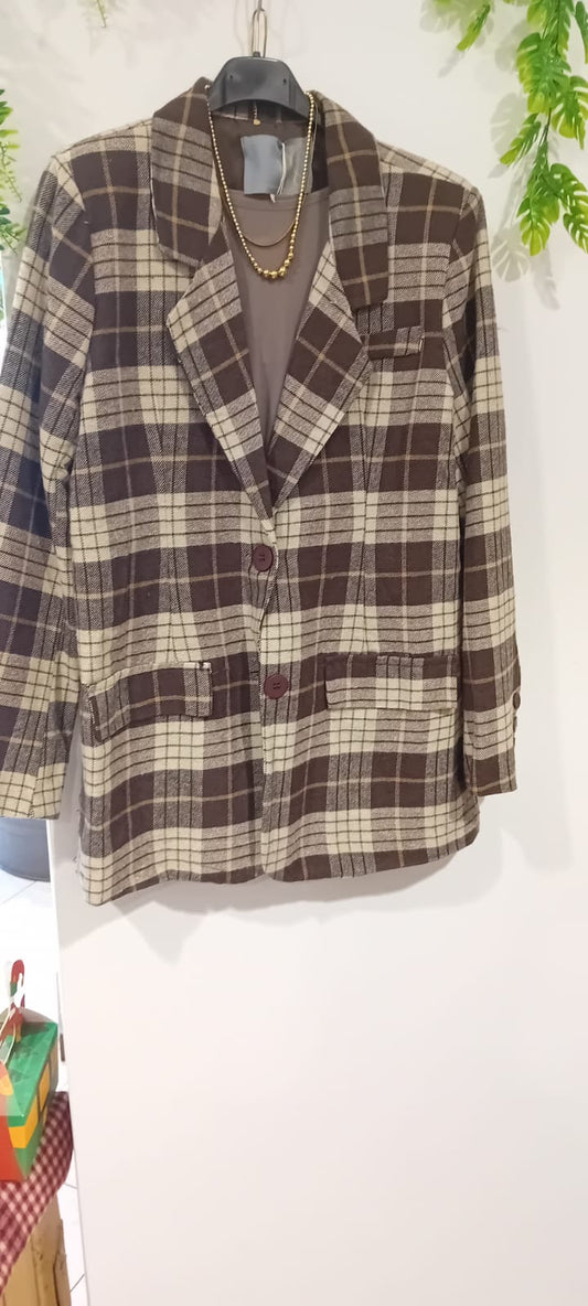 blazer scozzese in 3 varianti