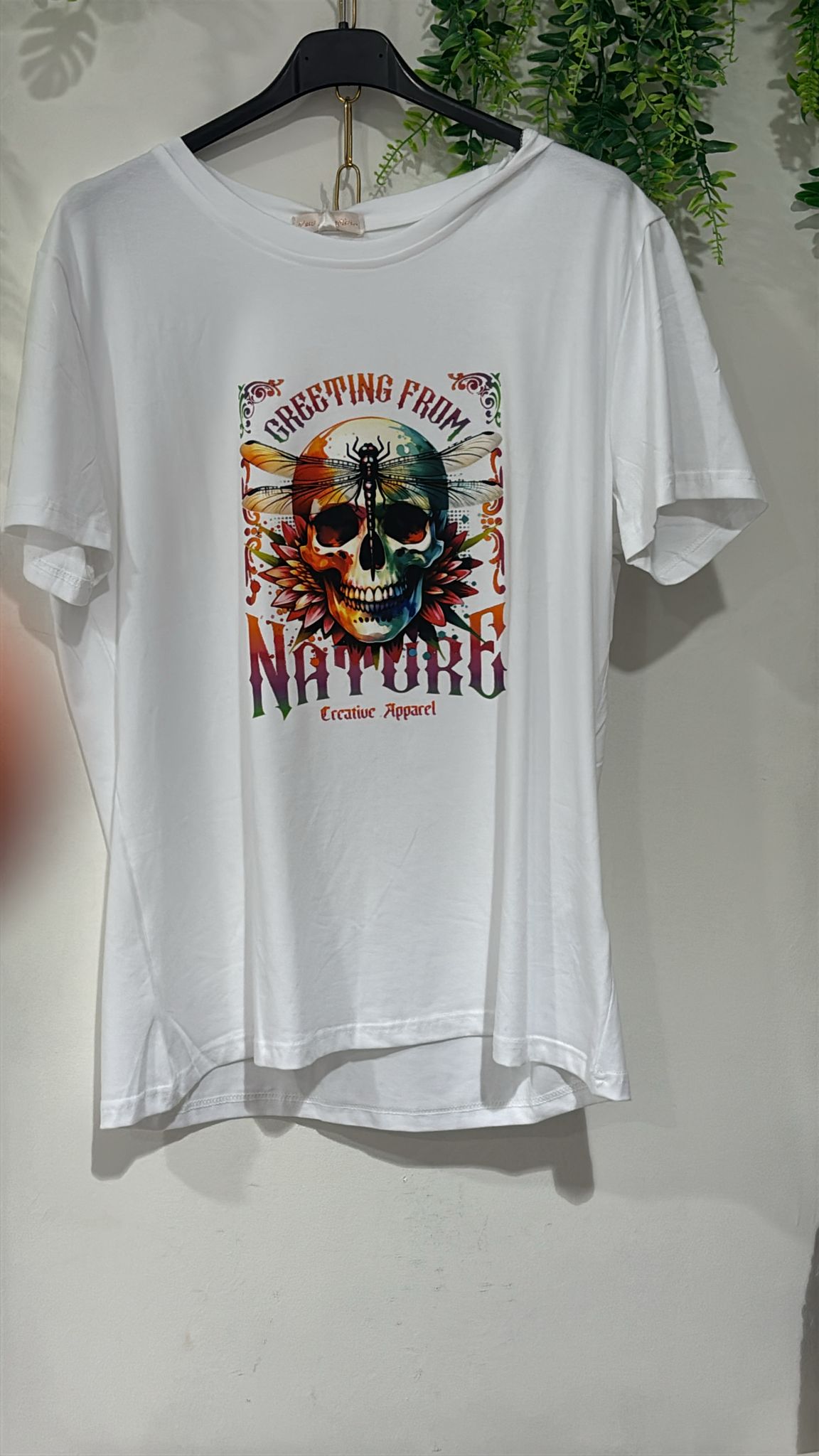 T-shirt a maniche corte in cotone