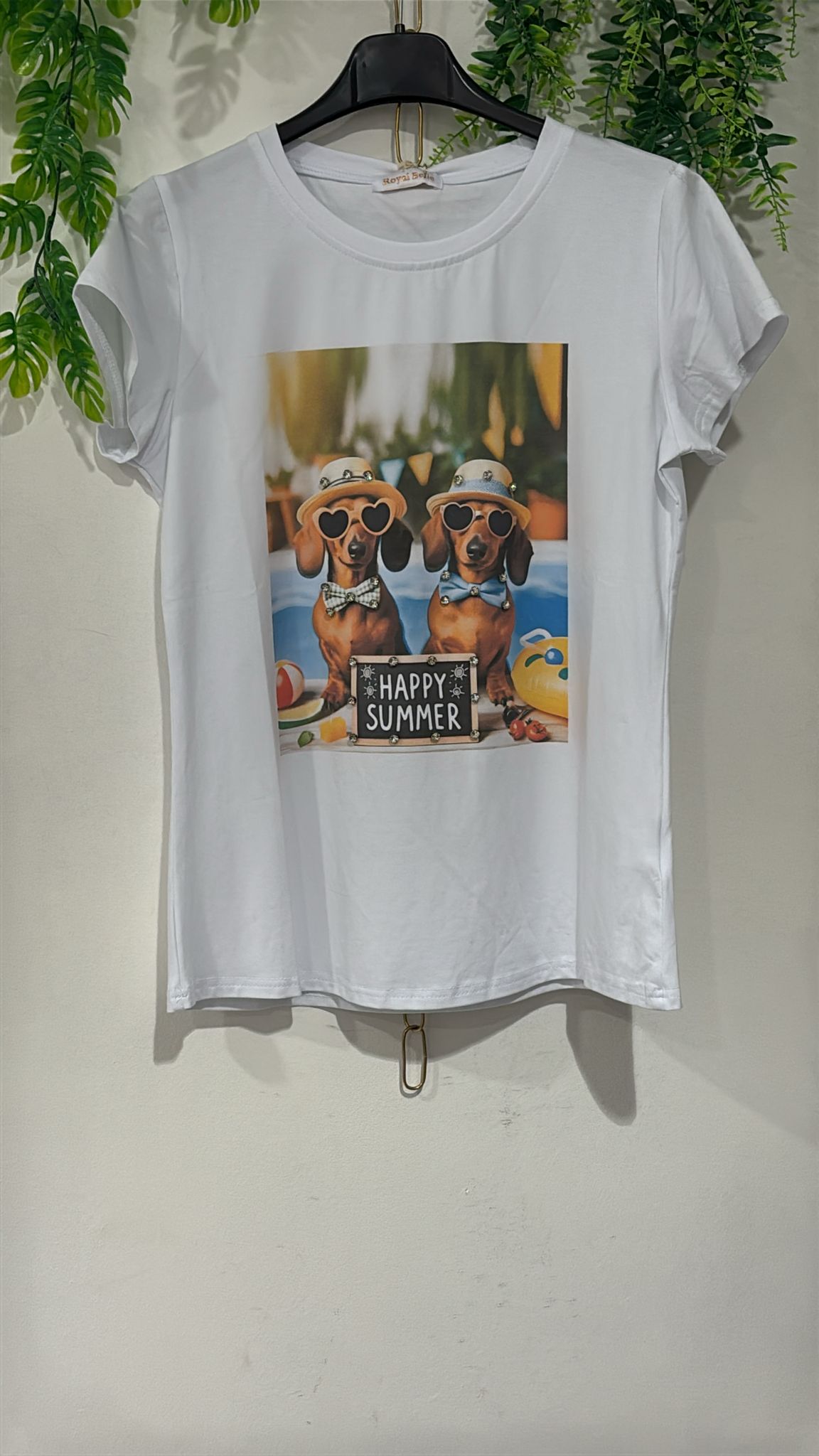 T-shirt a maniche corte in cotone