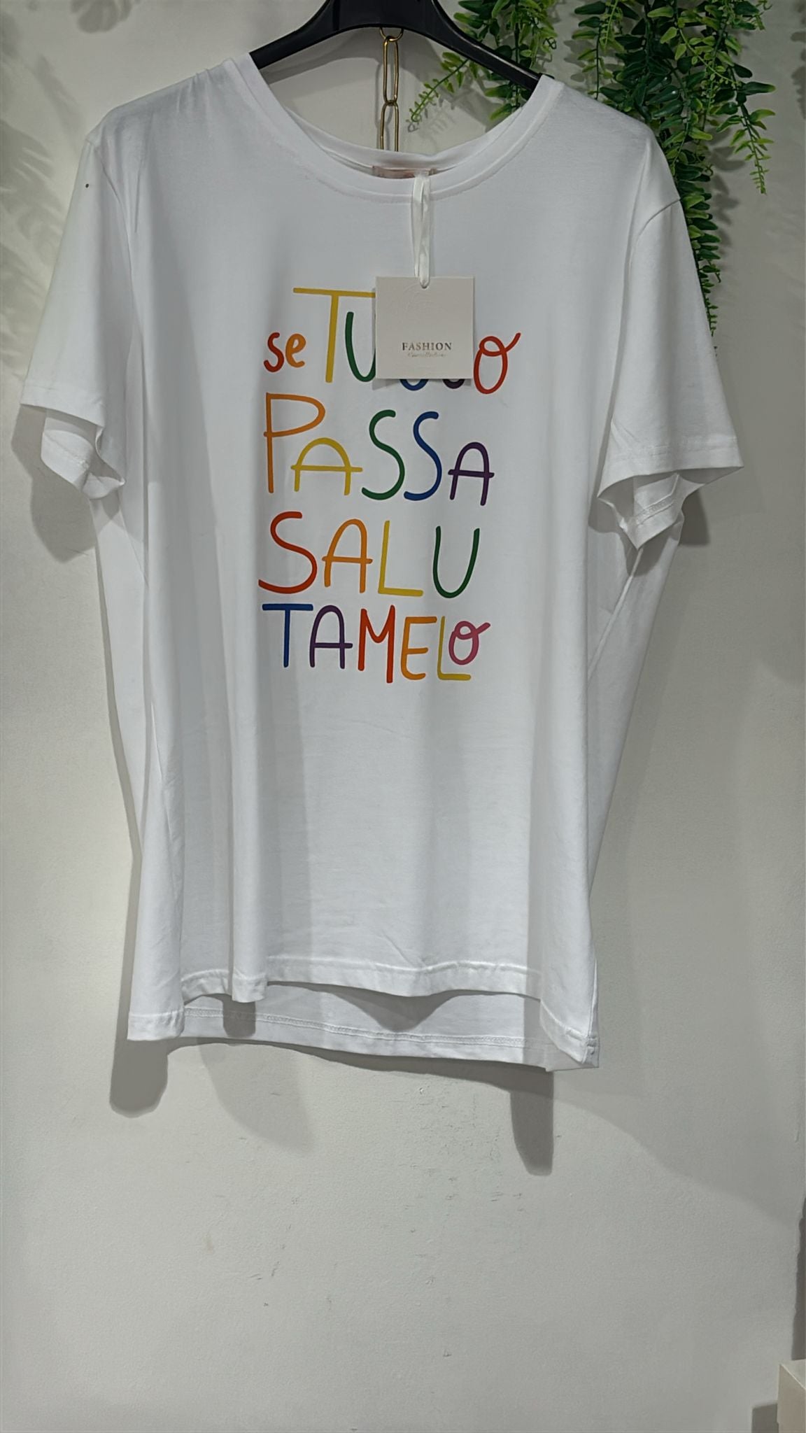 T-shirt a maniche corte in cotone