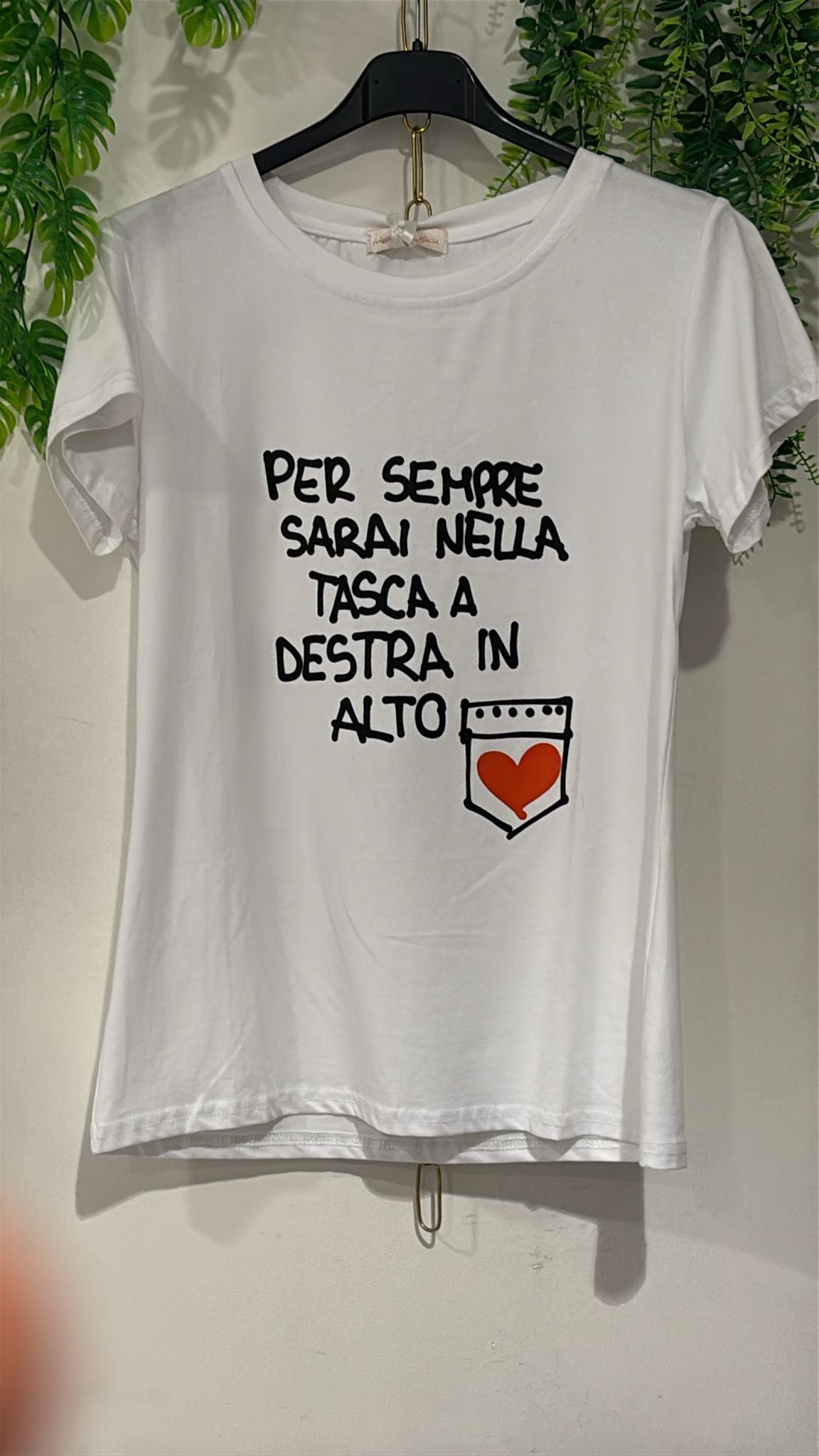 T-shirt a maniche corte in cotone